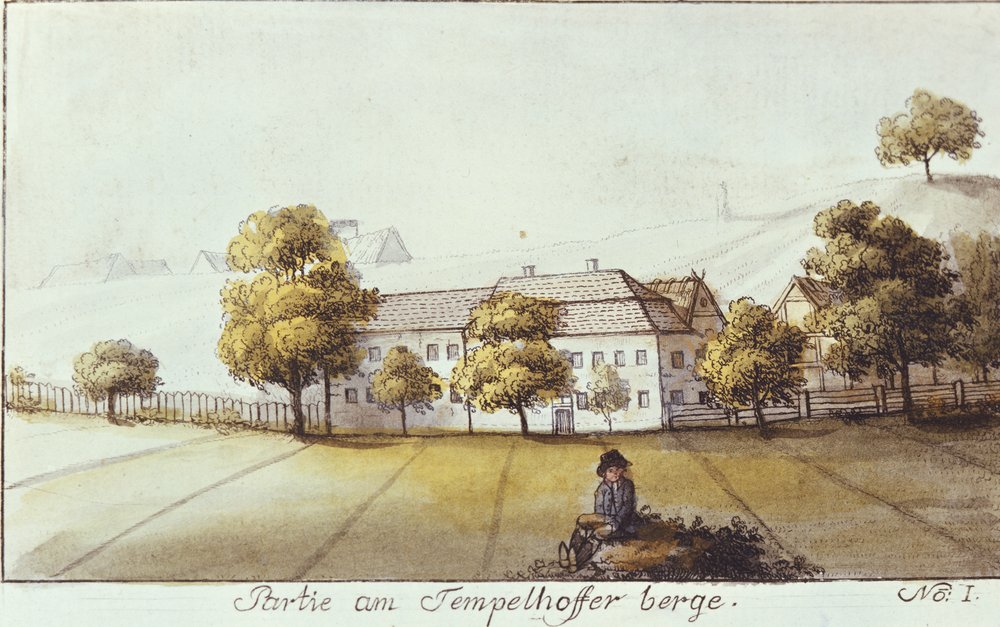 Plot at the Tempelhof Mountain, Berlin by German School