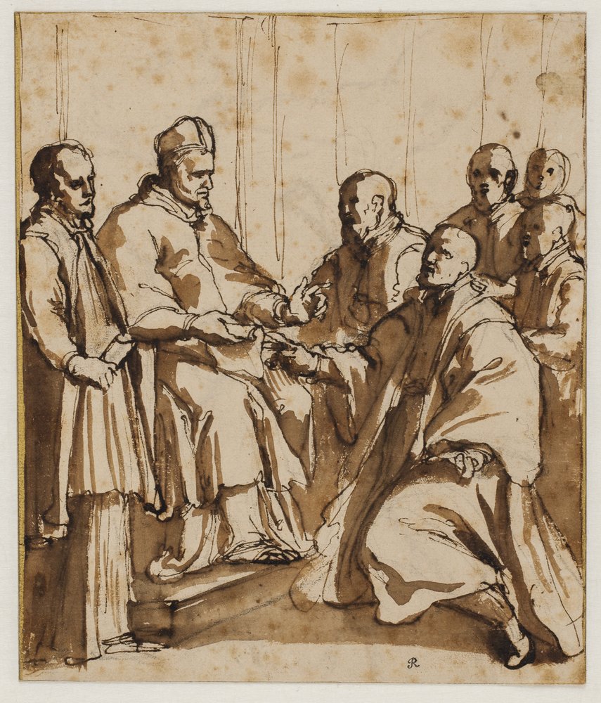 Pope Paul V Issuing the Bull "Universi agri domini" of 1612 by Giovanni Battista Ricci