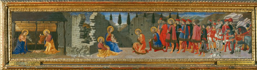 Nativity and Adoration of the Magi by Giovanni di Francesco