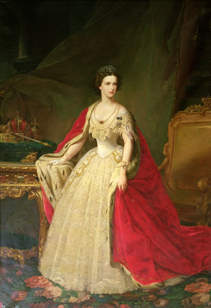Empress Elizabeth (1837-98) of Bavaria by Giuseppe Sogni