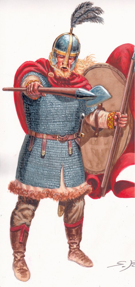 Barbarian leader (Visigoth, Goth or Vandal) by Giuseppe Rava