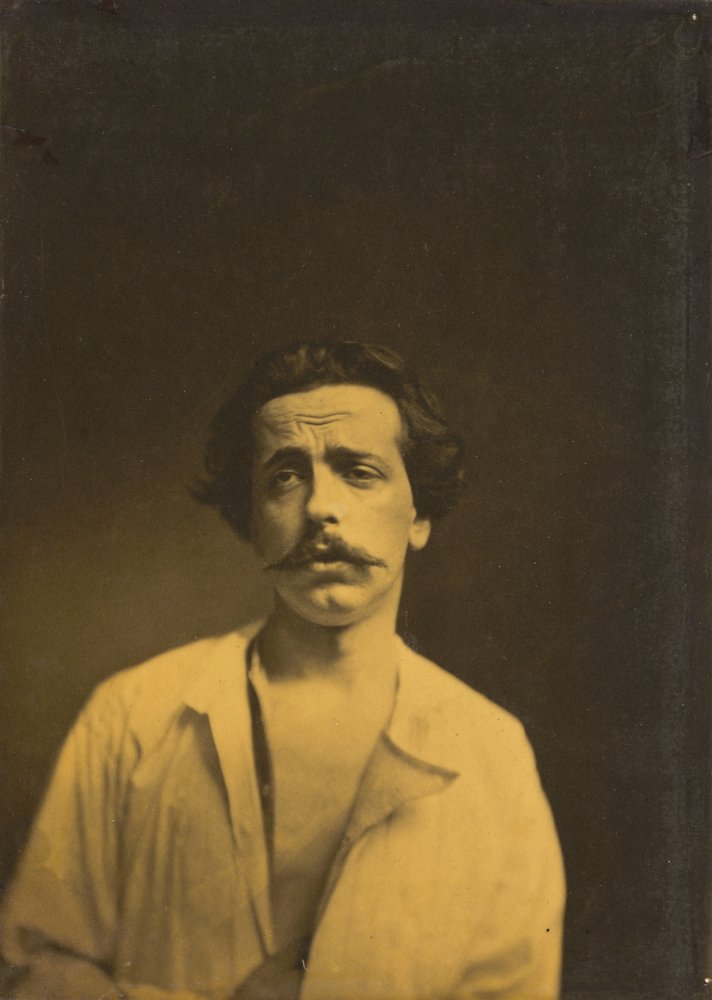 Extreme pain, the head of Christ (left); Memory of love or ecstatic gaze (right) by Guillaume-Benjamin-Armand Duchenne de Boulogne