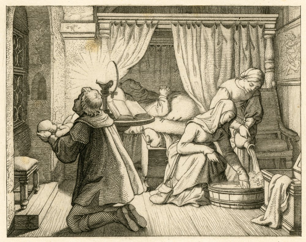 The Birth of Martin Luther by Gustav Ferdinand Leopold Konig