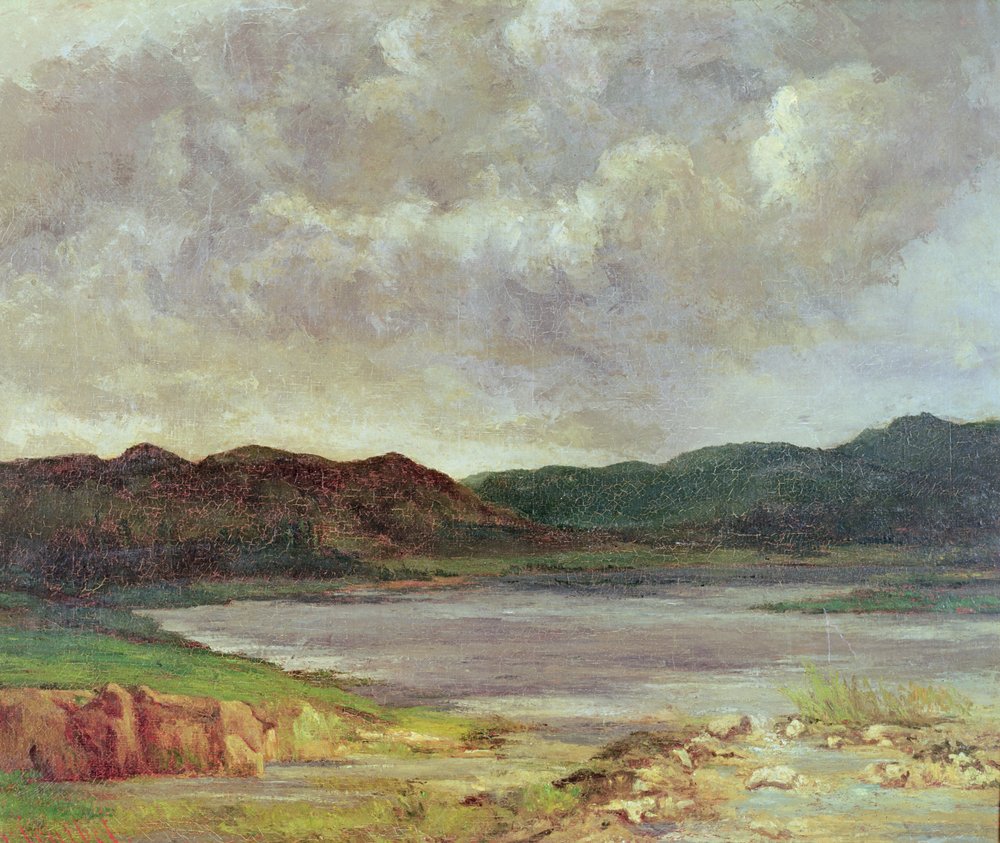 The Black Lake, 1872 by Gustave Courbet
