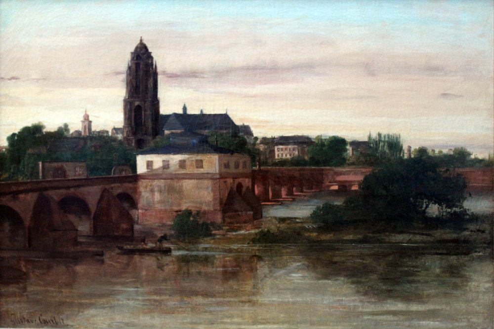 View of Frankfurt am Main by Gustave Courbet
