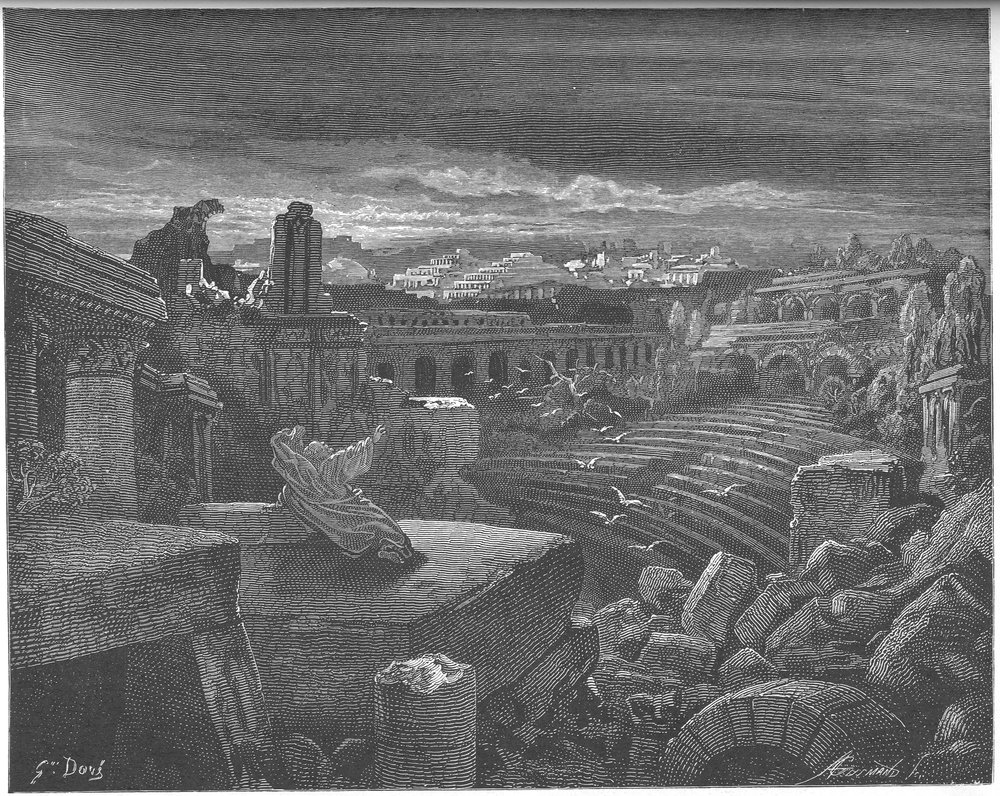 Isaiah’s Vision of the Destruction of Babylon, 1897 by Gustave Dore