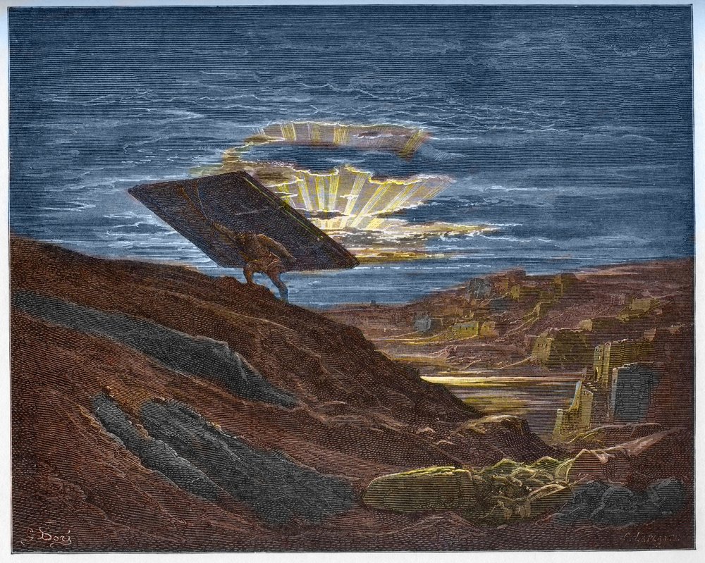 Samson carries the Gates of Gaza - Samson removing the gates of Gaza ...