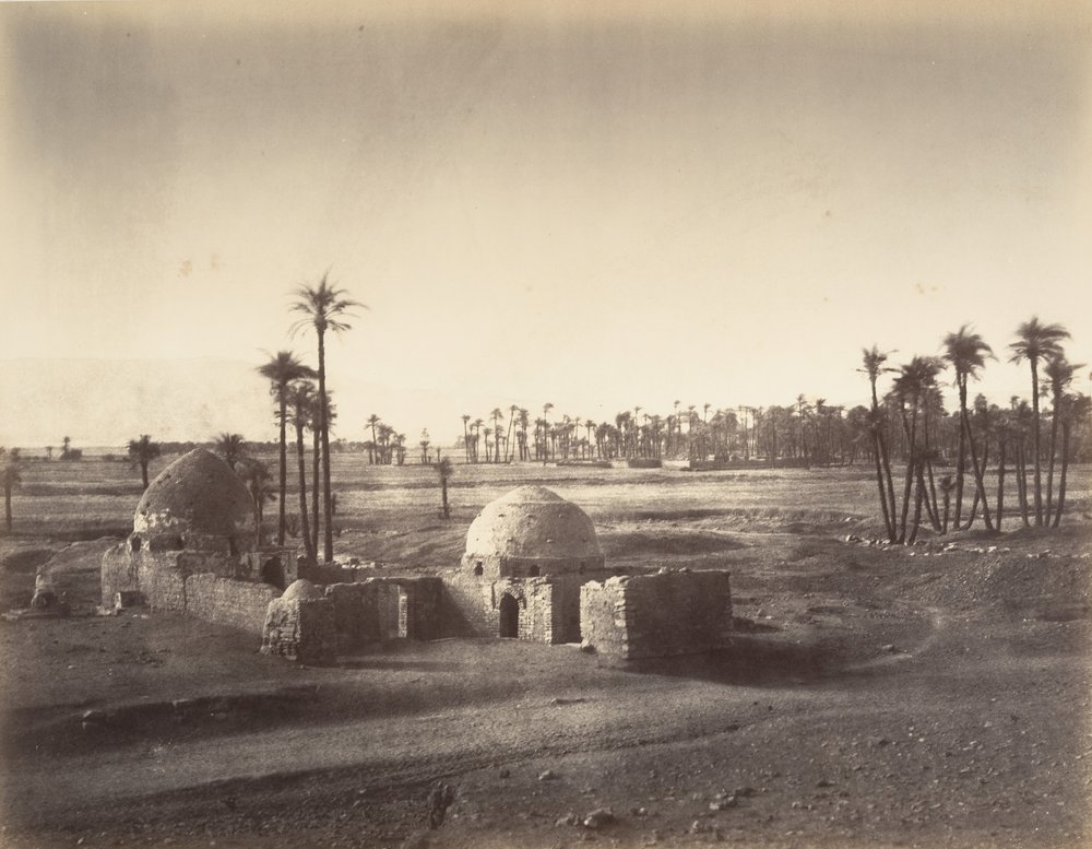 View of the Plain of Thebes taken from the Temple of Karnak, 1867 by Gustave Le Gray