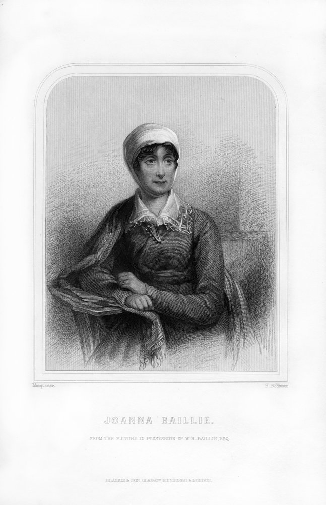 Joanna Baillie, Scottish Poetess and Dramatist, 1870 by H. Robinson