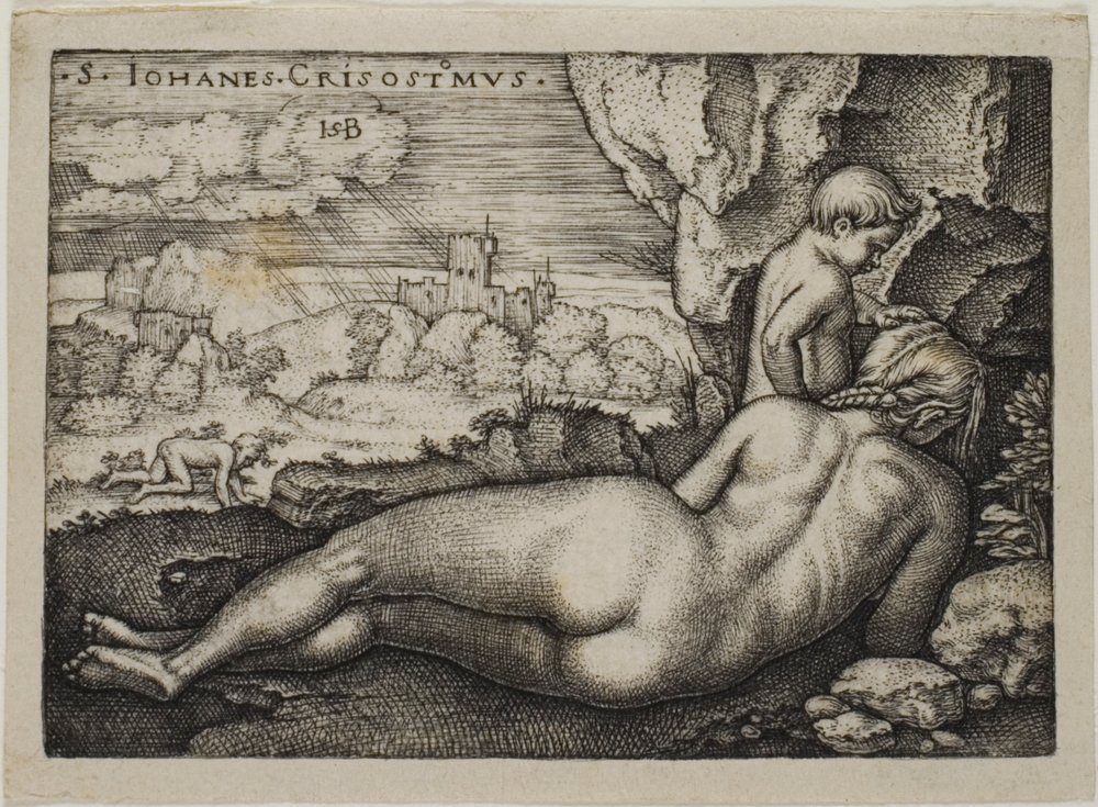 Penance of St. John Chrysostomus by Hans Sebald Beham