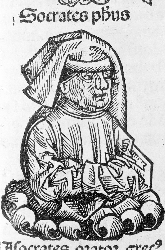 Portrait of Socrates (470 BC - 399 BC) from “Liber Chronicarum” by Hartmann Schedel, Nuremberg 1497 by Hartmann Schedel