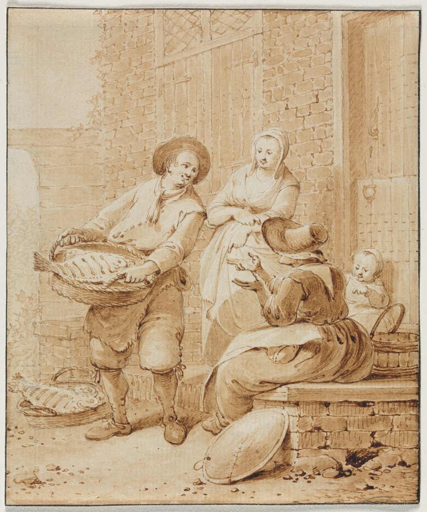 The Fish Monger by Hendrik Meijer: Buy fine art print