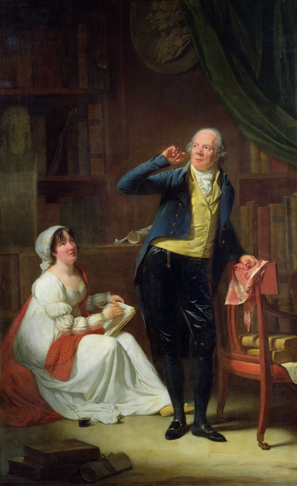Jacques Delille and his Wife by Henri-Pierre Danloux