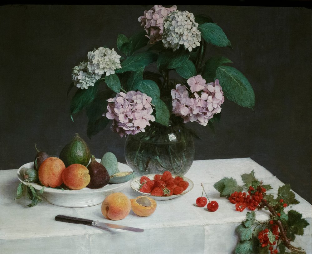 Still Life, or La Table Garnie by Henri Fantin-Latour