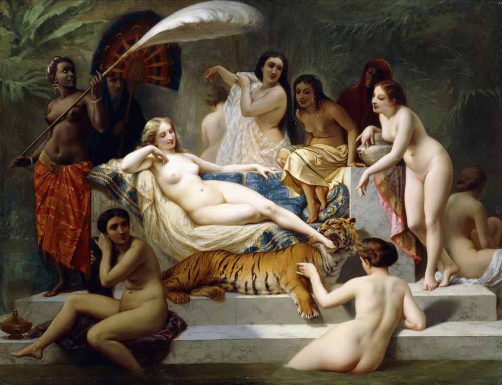 Odalisque, 1858 by Henri Pierre Picou