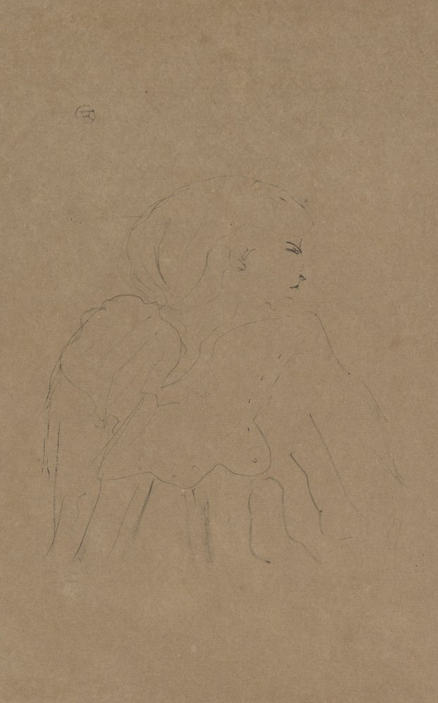 Jane Hading, 1898 by Henri de Toulouse-Lautrec