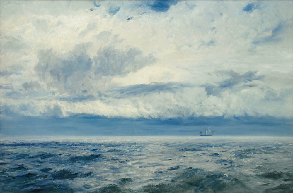 Storm Brewing, 1890 by Henry Moore