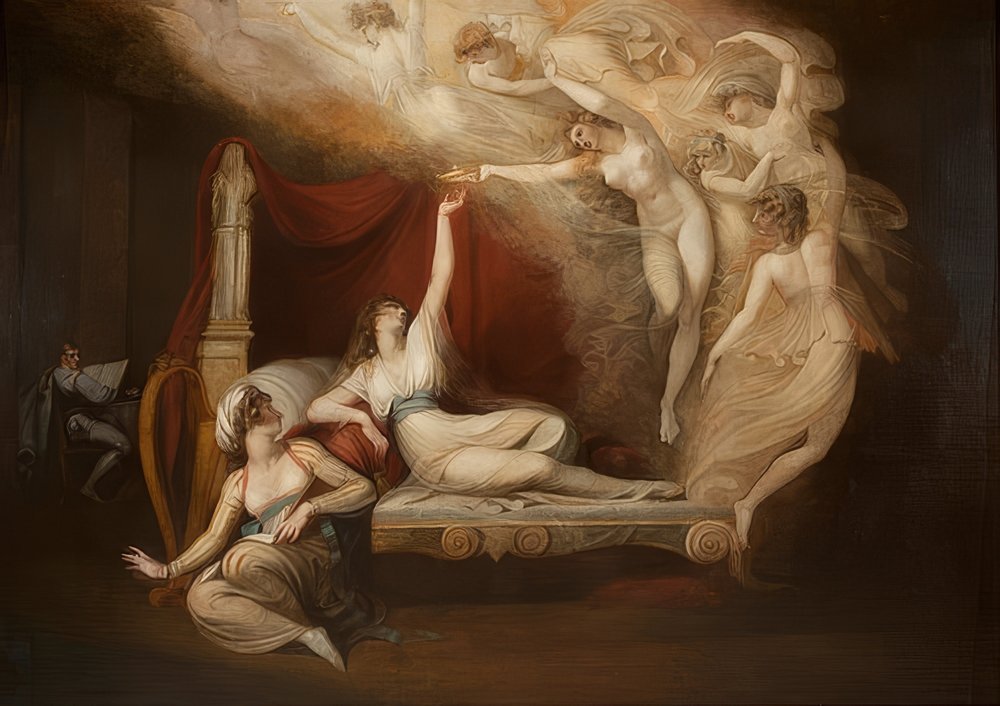 The Vision of Catherine of Aragon by Johann Heinrich Füssli