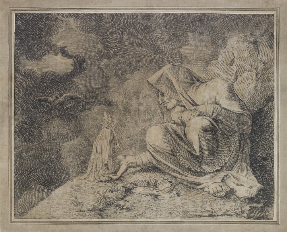 The Witch and the Mandrake, 18th century by Johann Heinrich Füssli
