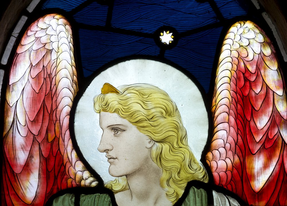 Archangel Uriel, detail, 1882 by Henry Holiday