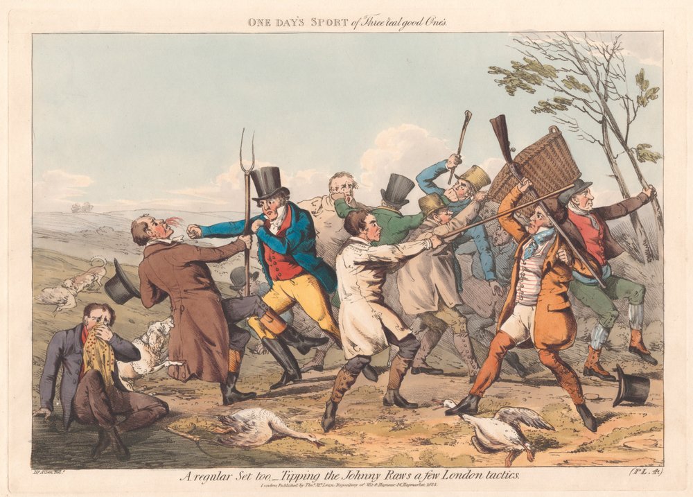 Set of Six with Printed Wrapper, and Title-Page: Shooting, or One Day