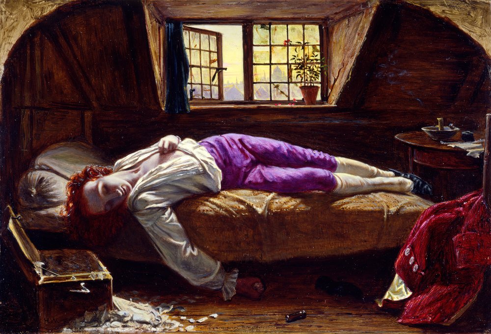Chatterton - The Death of Chatterton, 1856 by Henry Wallis
