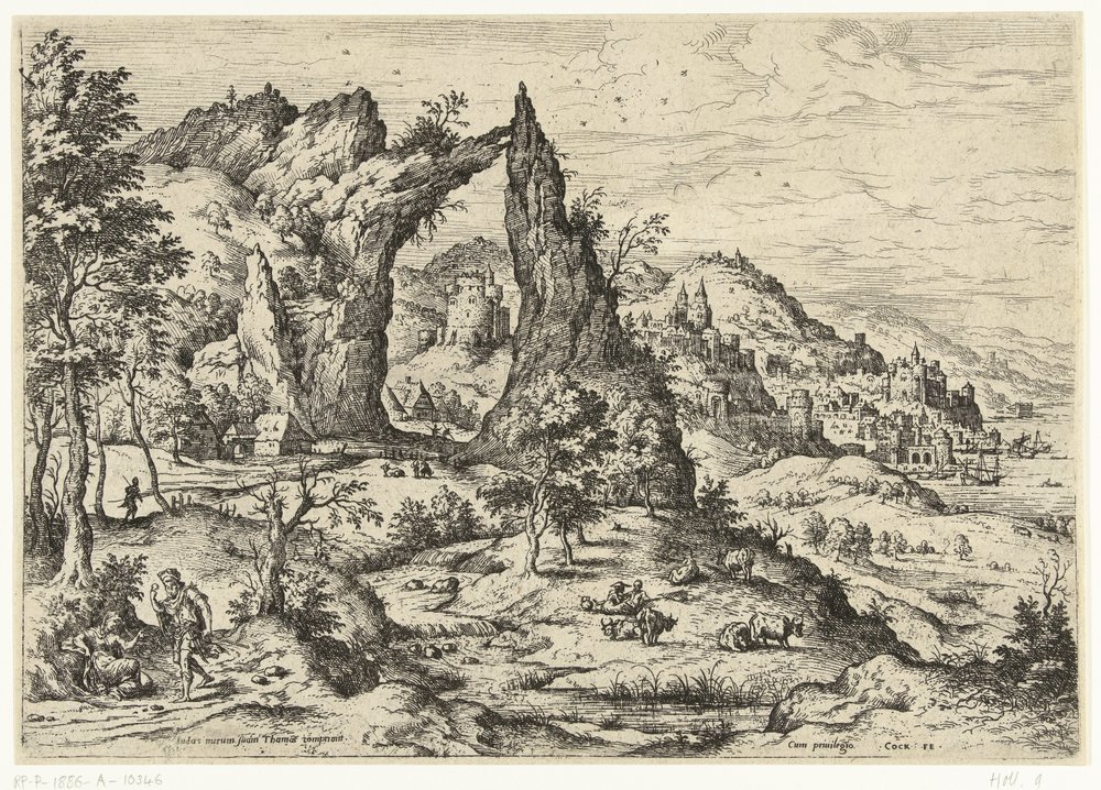 Judah and Tamar by Hieronymus Cock