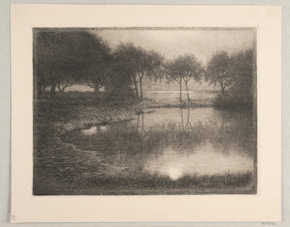 Moonlight by Holger Valdemar Rasmussen Magaard
