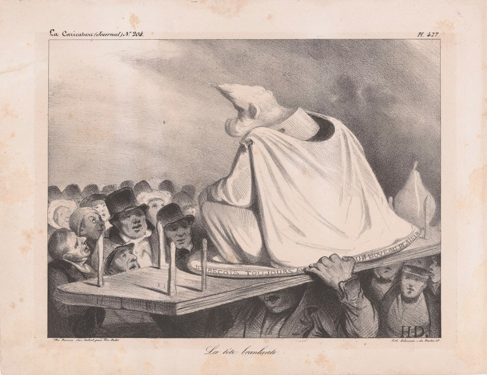 Caricature of Louis Philippe I 1773-1850, King of the French, 1834 by Honoré Daumier