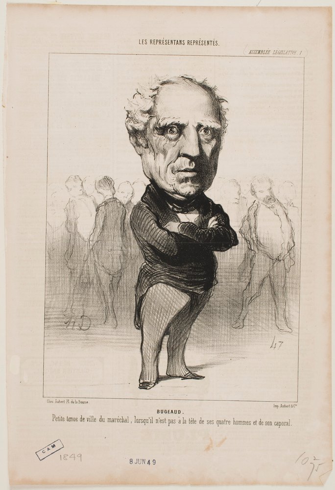 Bugeaud by Honoré Daumier