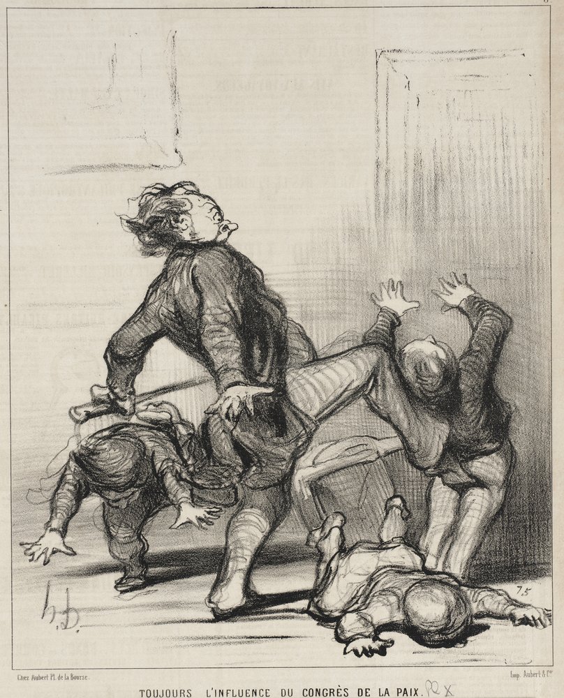 Still the Influence of the Peace Congress by Honoré Daumier