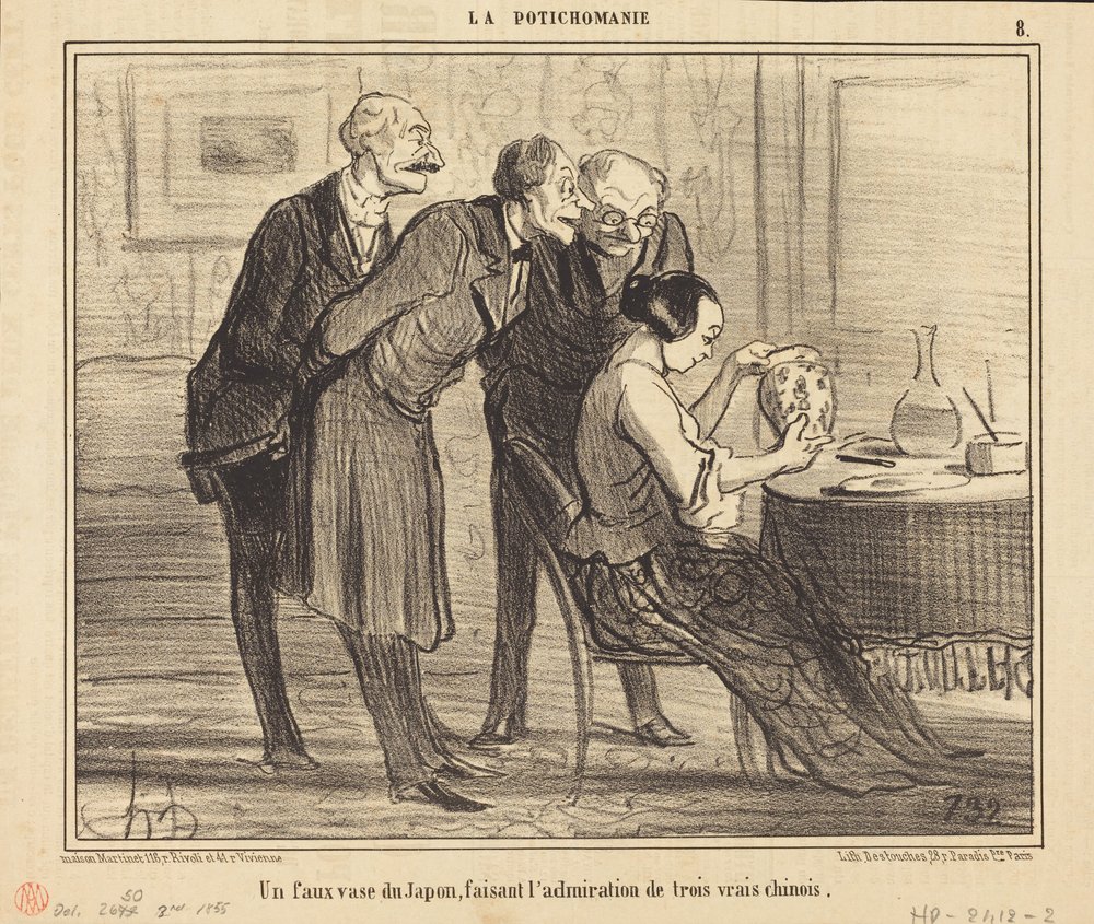 A Fake Japanese Vase, which ... by Honoré Daumier