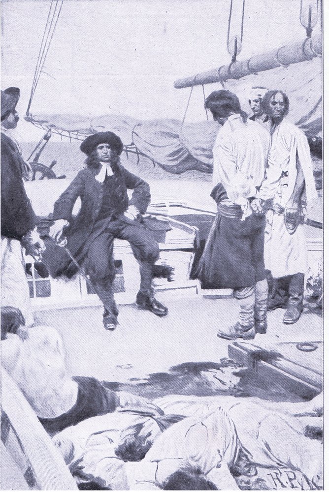 Colonel Brett and the pirate, from Howard Pyles Book of Pirates