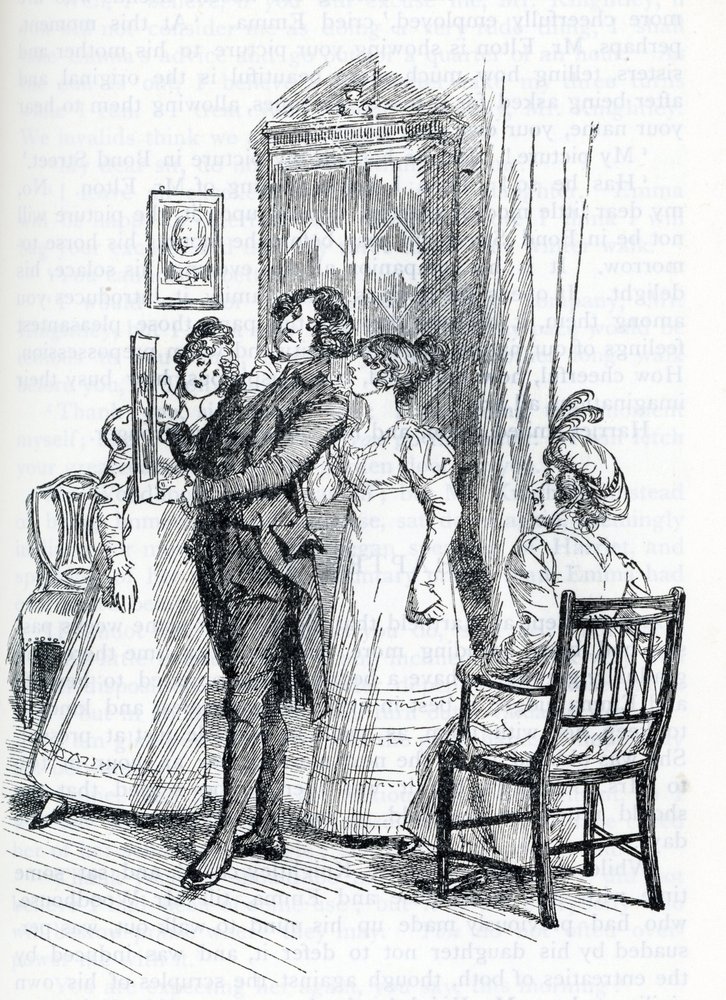 Illustration for "Emma" by Jane Austen by Hugh Thomson