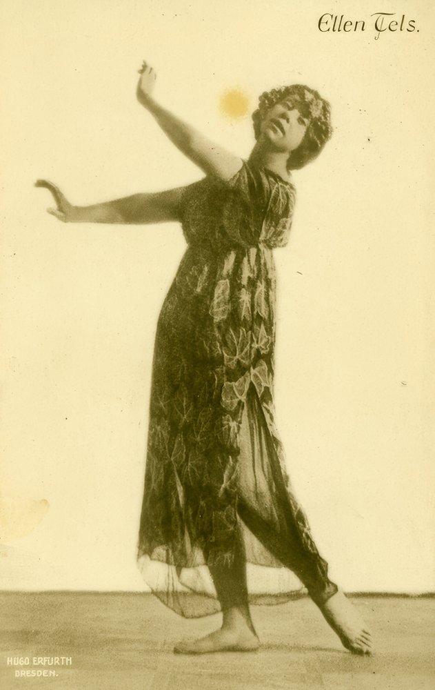 Ellen Tels / Photo Postcard by Hugo Erfurth