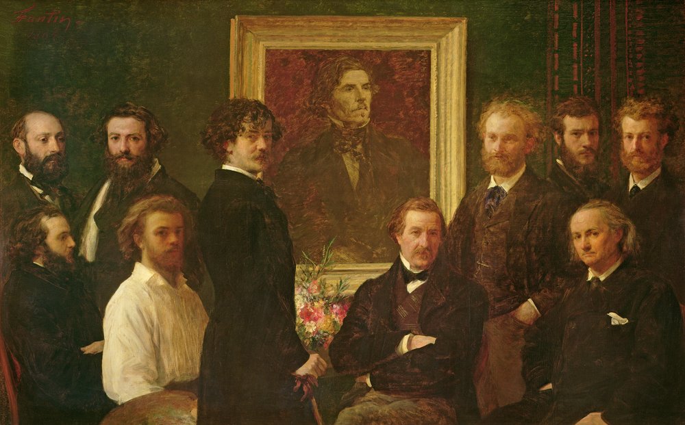 Homage to Delacroix by Ignace Henri Jean Fantin-Latour