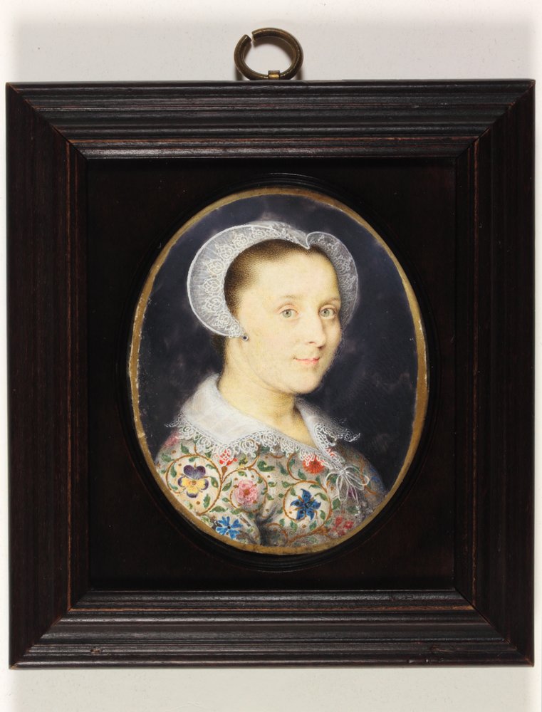 Elizabeth Harding, Mrs Isaac Oliver by Isaac Oliver