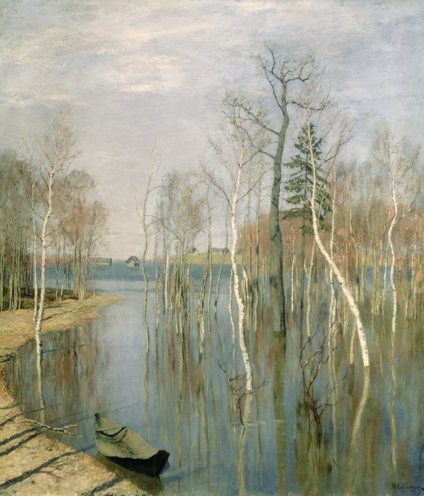 Spring, High Water by Isaak Ilyich Levitan