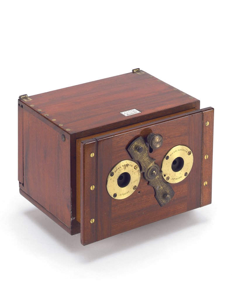 Stereoscopic Sliding Box Camera by J. J. Pyne