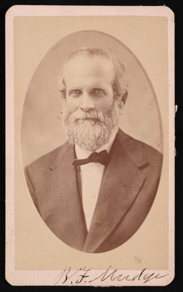 Portrait of Benjamin Franklin Mudge, July 1873