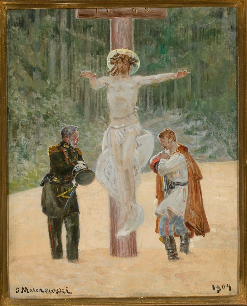 Reconciliation (Symbolic scene from the uprising of 1863) by Jacek Malczewski