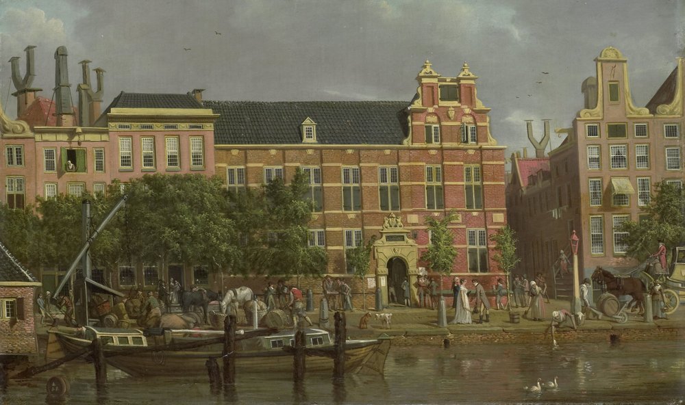 The Latin School on the Singel by Jacob Smies