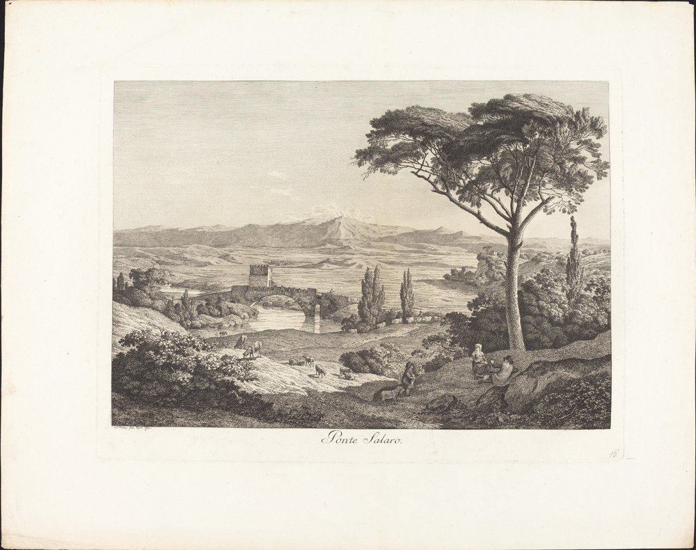 The Salaro Bridge by Jacob Wilhelm Mechau