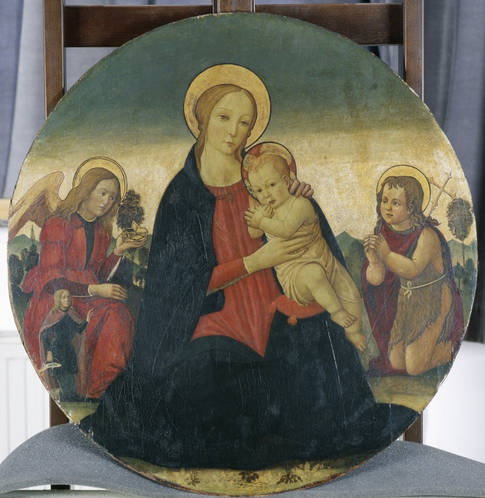 Madonna and Child with Archangel Raphael and St. John