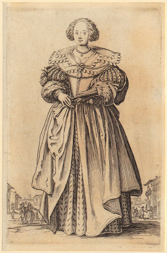 Lady with Fan, Plate 9 from the Series 