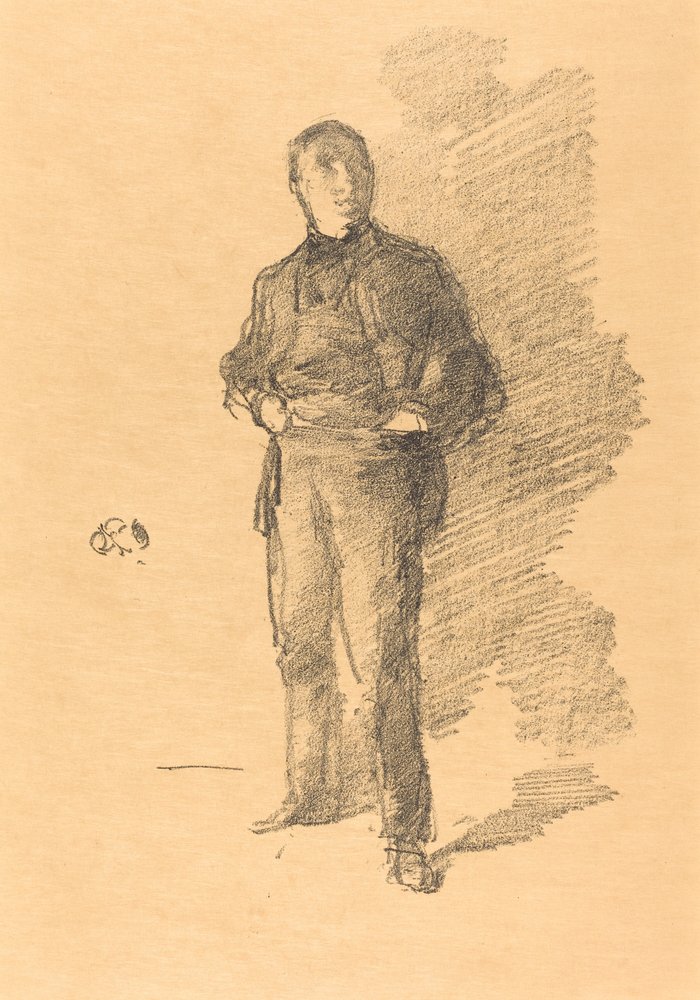 Study No. 1: Mr. Thomas Way, 1896 by James Abbott McNeill Whistler