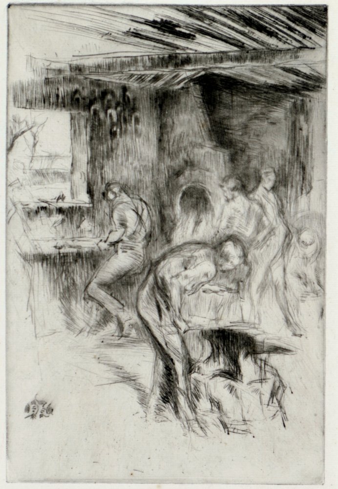 The Little Forge by James Abbott McNeill Whistler