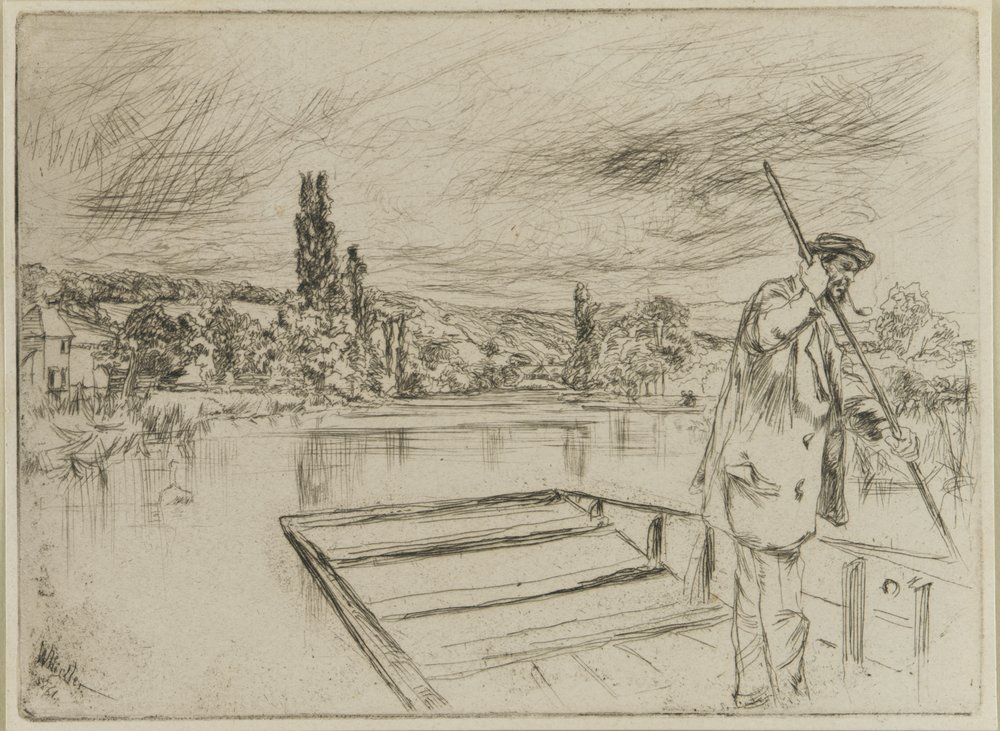 The Punt, 1861 by James Abbott McNeill Whistler