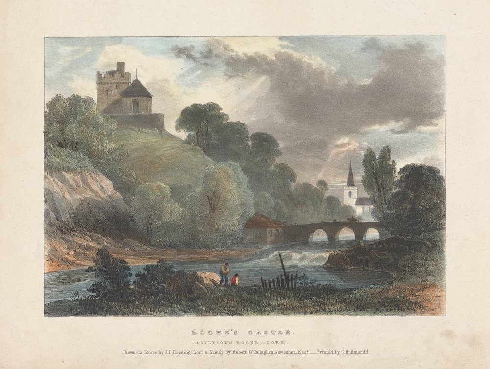 Roche's Castle, Castletown Roche by James Duffield Harding