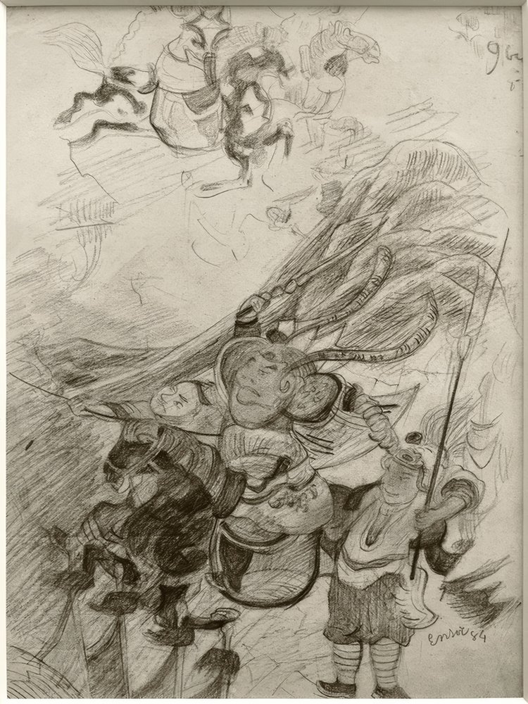 Chinoiserie (Chinese Warriors) by James Sidney Ensor